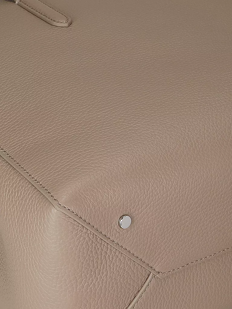 COCCINELLE | Ledertasche - Henkeltasche COCCINELLESWAP  | beige