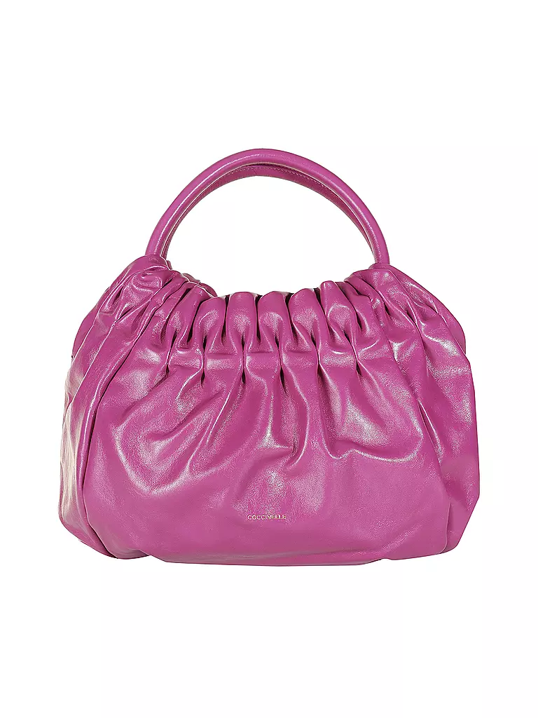 COCCINELLE | Ledertasche - Henkeltasche CROISETTE ROCK CRAQUELE | lila