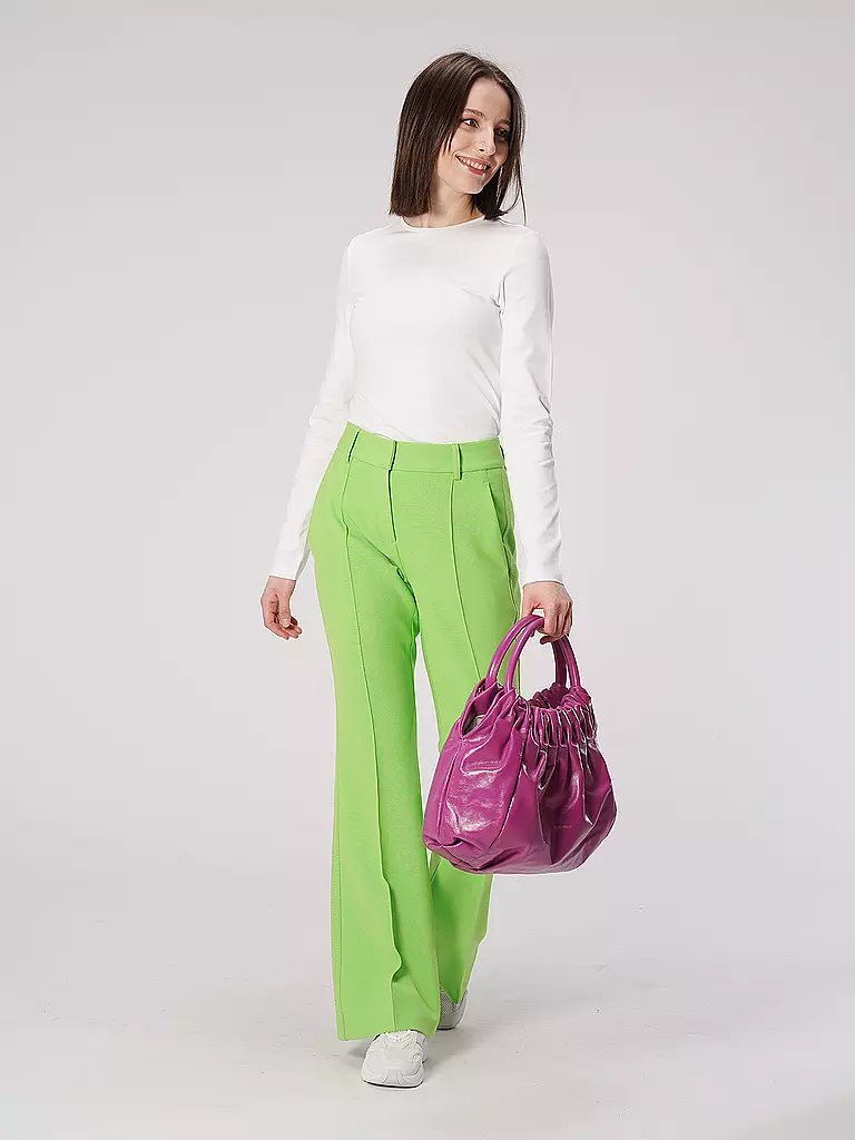 COCCINELLE | Ledertasche - Henkeltasche CROISETTE ROCK CRAQUELE | lila