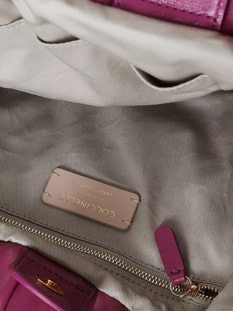 COCCINELLE | Ledertasche - Henkeltasche CROISETTE ROCK CRAQUELE | lila