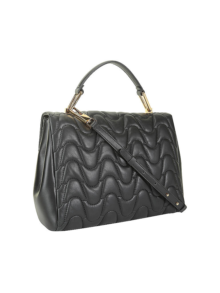 COCCINELLE | Ledertasche - Henkeltasche LIYA MATELASSE | schwarz