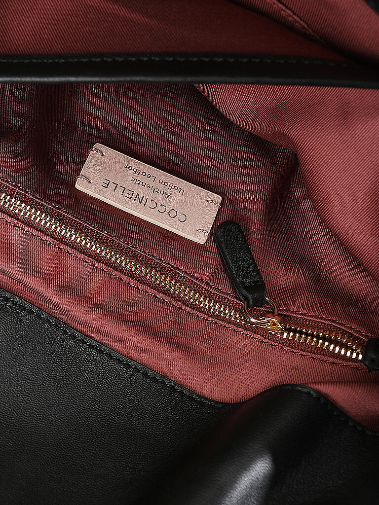 COCCINELLE | Ledertasche - Henkeltasche LIYA MATELASSE | schwarz
