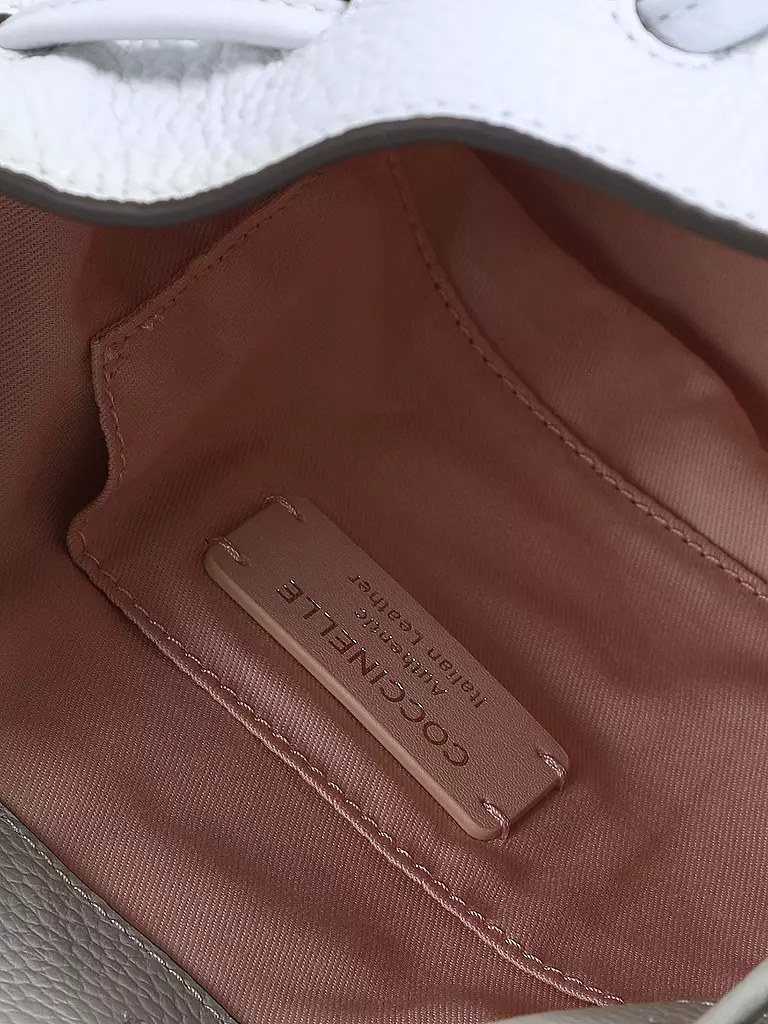 COCCINELLE | Ledertasche - Hobo Bag COCCINELLEBEAT GENERATION | silber