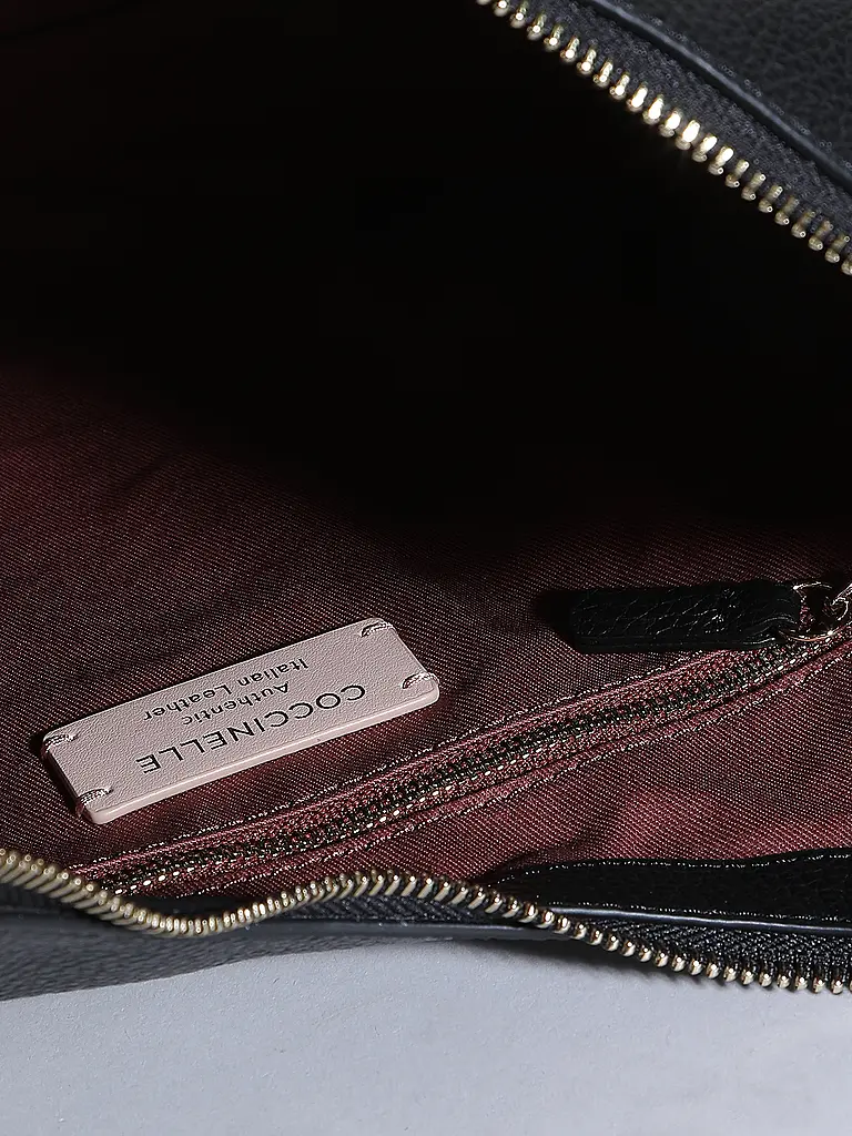 COCCINELLE | Ledertasche - Hobo Bag COCCINELLEREBEKKA Small | schwarz