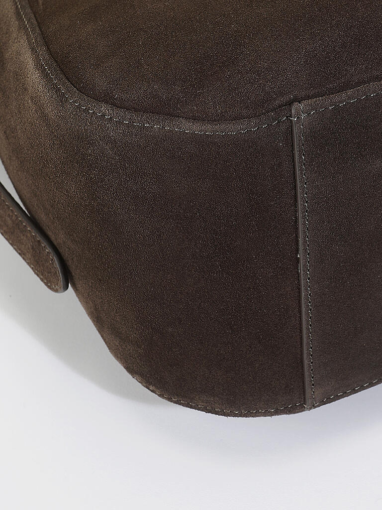COCCINELLE | Ledertasche - Hobo Lea Suede | grün