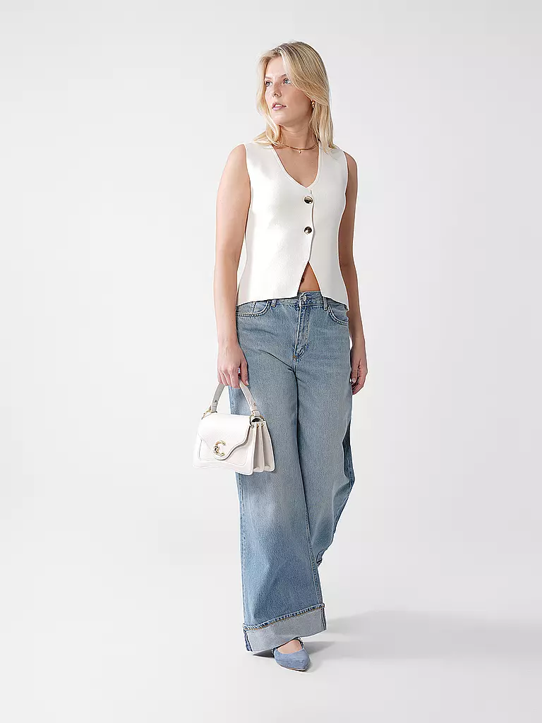 COCCINELLE | Ledertasche - Mini Bag C-ME | weiss