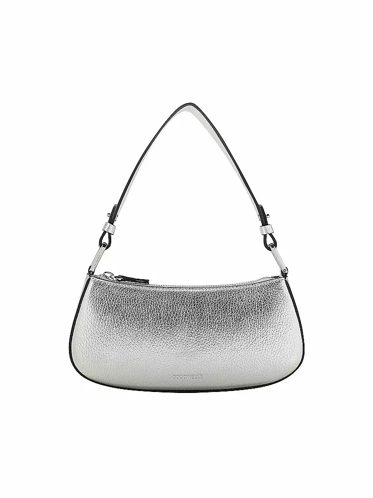 COCCINELLE | Ledertasche - Mini Bag MERVEILLE | silber
