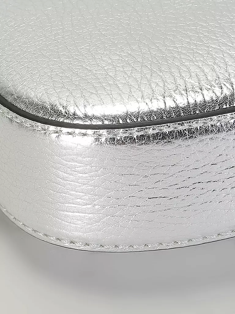 COCCINELLE | Ledertasche - Mini Bag MERVEILLE | silber