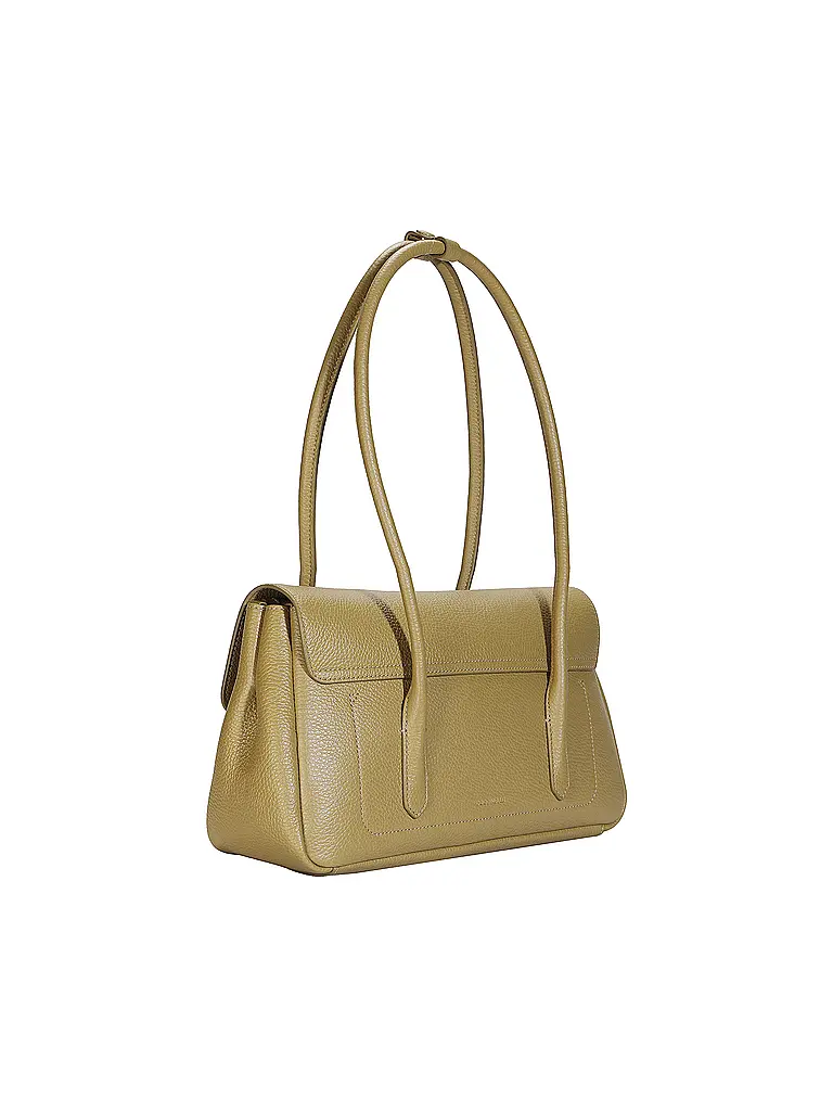 COCCINELLE | Ledertasche - Schultertasche C-ME LOCK | Grün