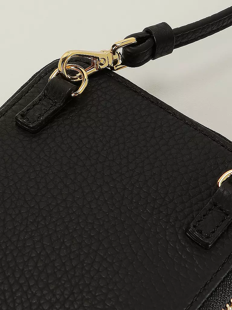 COCCINELLE | Ledertasche - Smartphone Bag FLOR | schwarz