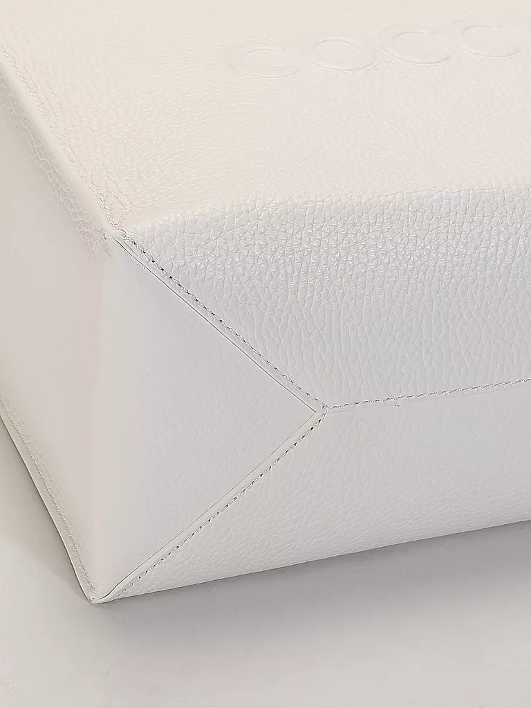 COCCINELLE | Ledertasche - Tote Bag COCCINELLEMYRTHA MAXI LOG | weiss