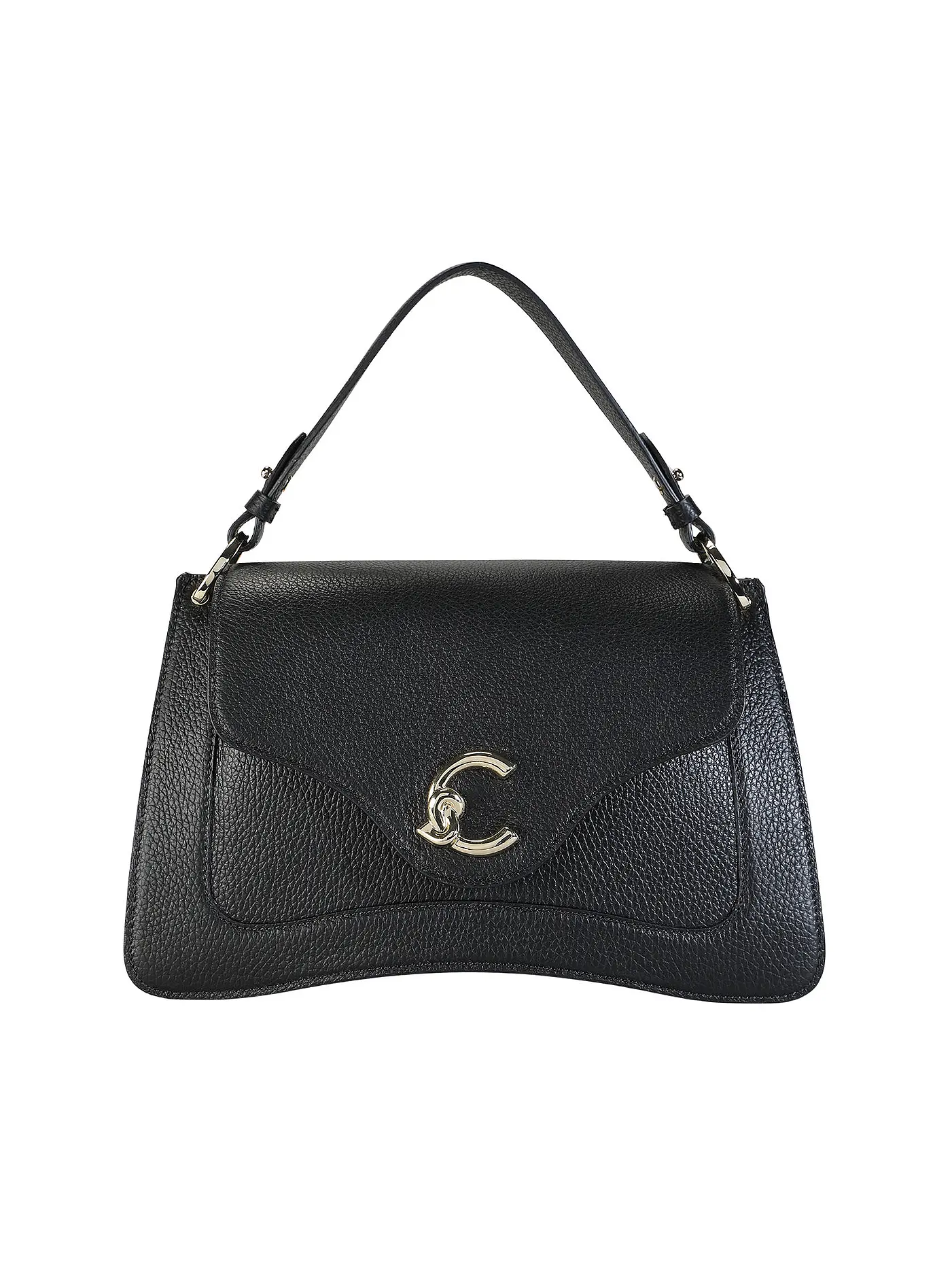 COCCINELLE | Ledertasche - Umhängetasche C-ME | schwarz
