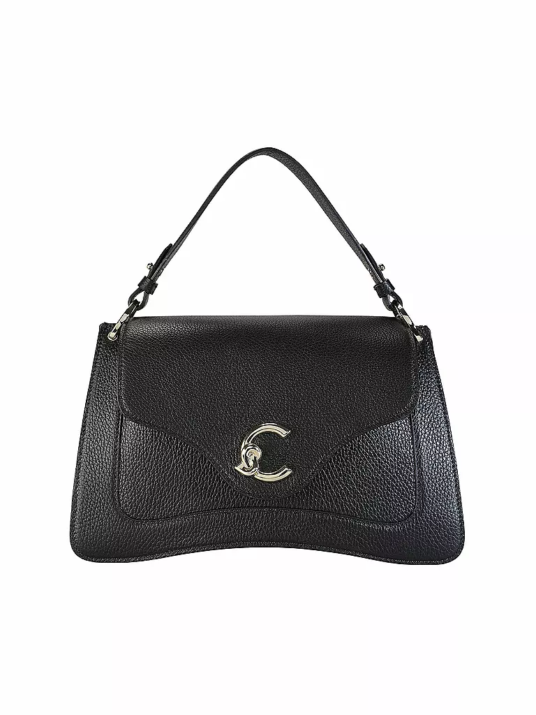 COCCINELLE | Ledertasche - Umhängetasche C-ME | schwarz