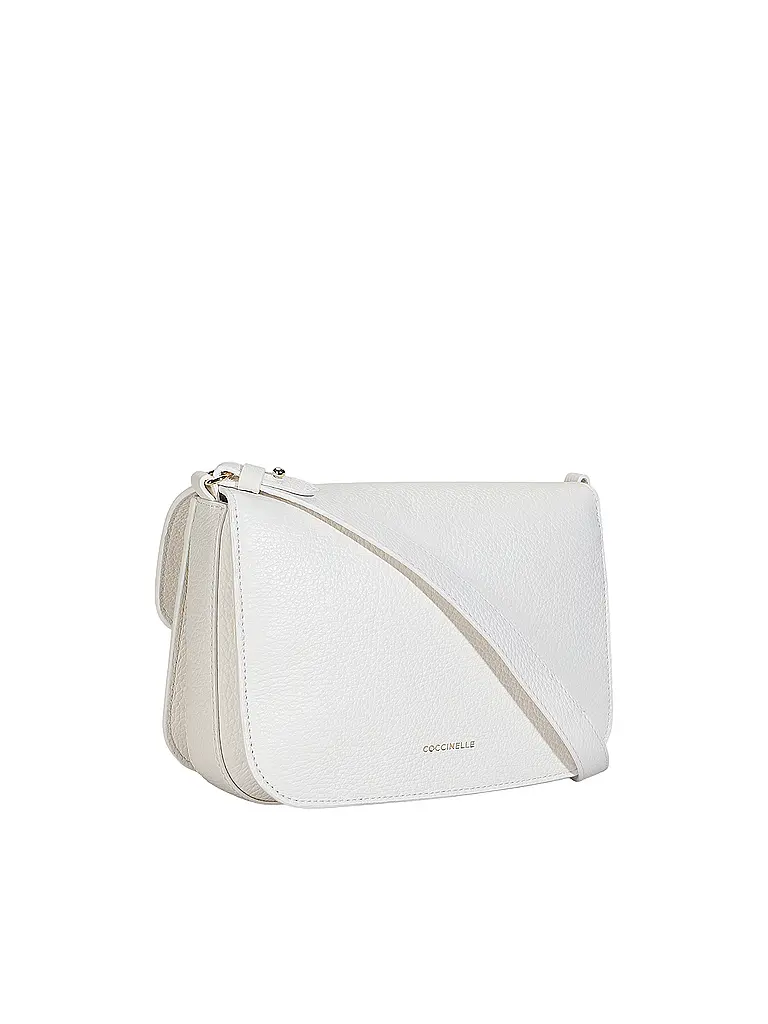 COCCINELLE | Ledertasche - Umhängetasche COCCINELLE C-ME | Creme