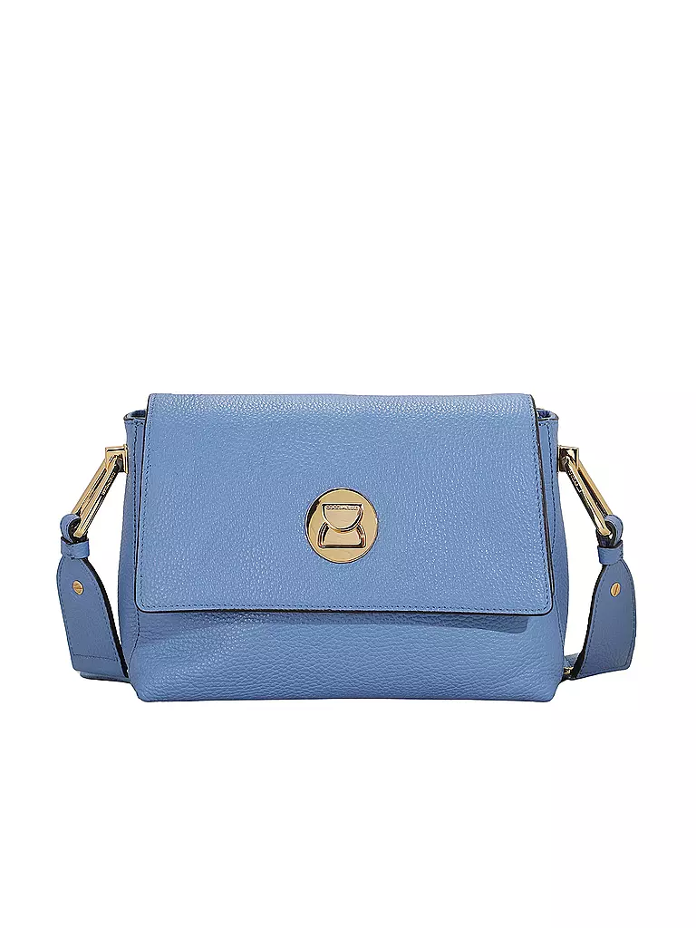COCCINELLE | Ledertasche - Umhängetasche LIYA SIGNATURE | hellblau