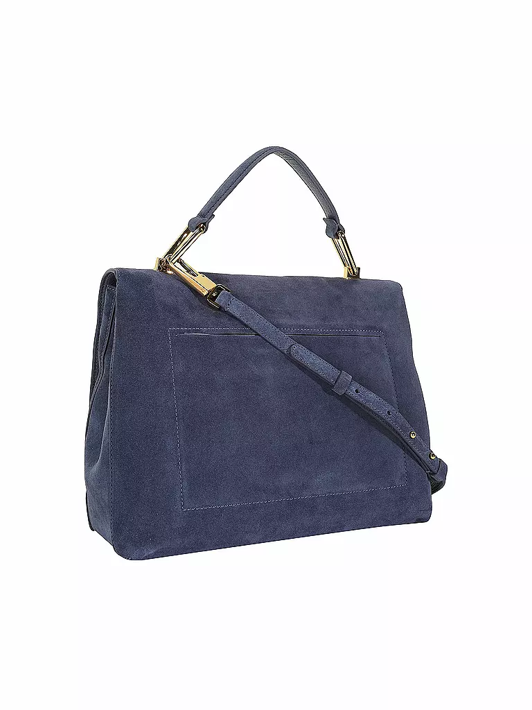 COCCINELLE | Ledertasche - Umhängetasche LIYA SUEDE | blau