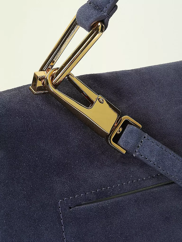 COCCINELLE | Ledertasche - Umhängetasche LIYA SUEDE | blau