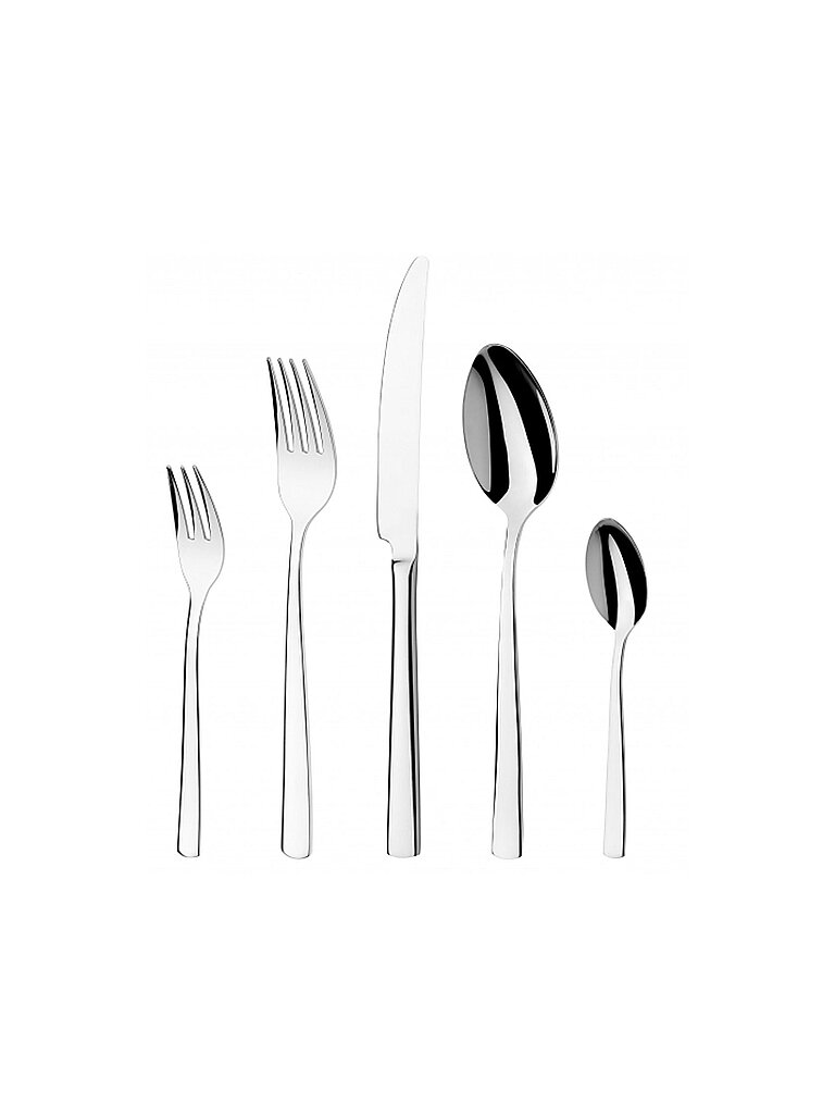 COLLINI Tafelbesteck Set 60tlg. SETTE  im Koffer Edelstahl/Poliert silber