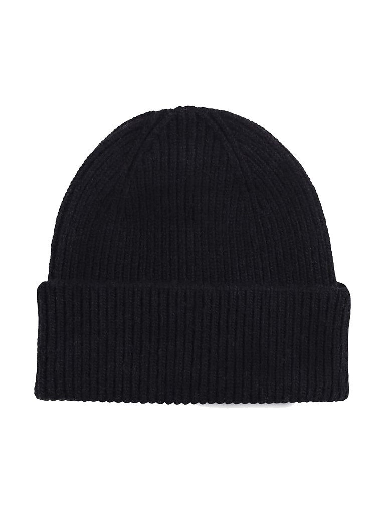 Colorful Standard Merino Wool Beanie One Size Deep Black