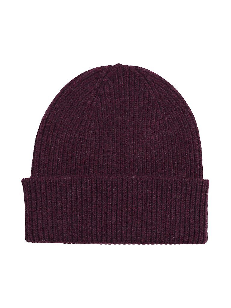 Colorful Standard Merino Wool Beanie Hat - Oxblood Red Oxblood Red ONE Size