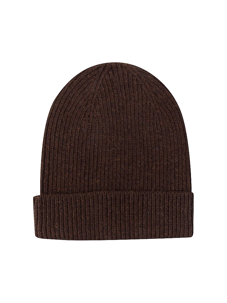 Wollmütze Colorful Standard Merino coffee brown