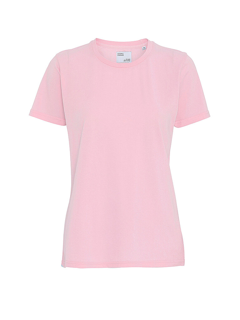 T-Shirt Frau Colorful Standard Light Organic flamingo pink