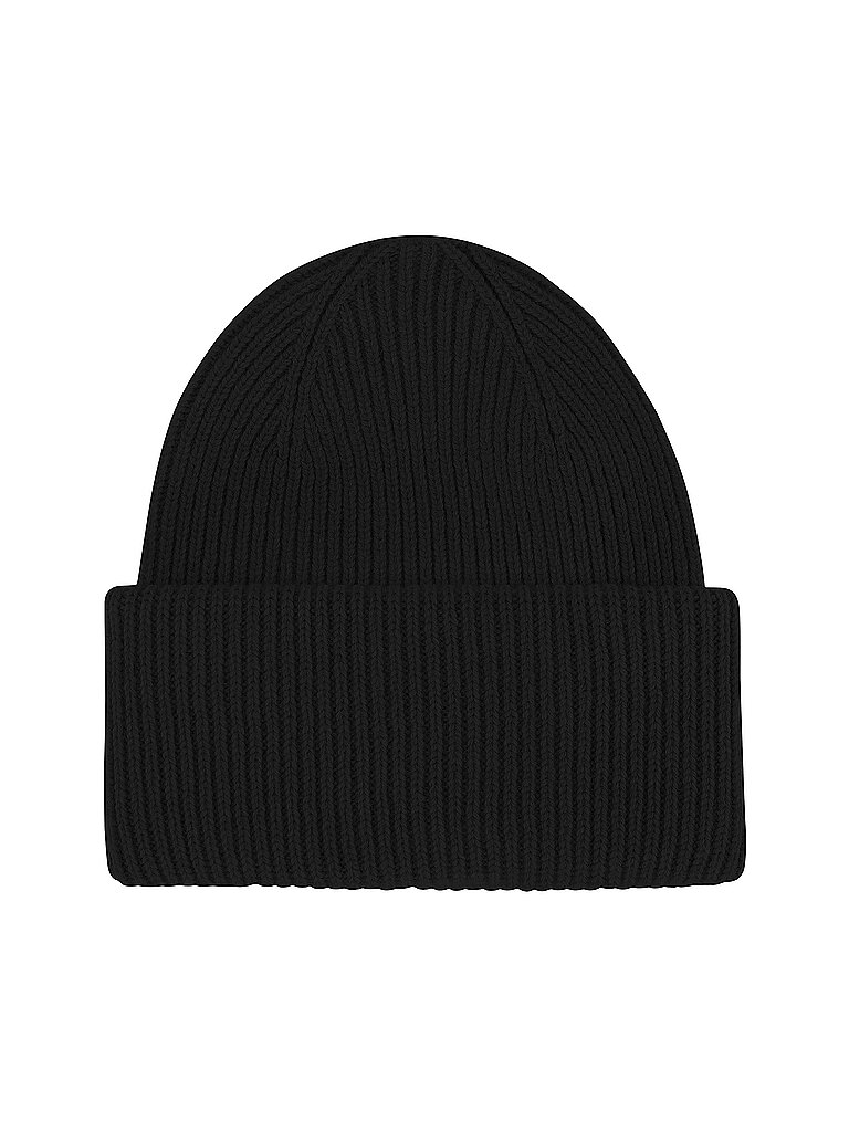 Colorful Standard Merino Wool Chunky Beanie Hat - Deep Black, Deep Black, Einheitsgröße