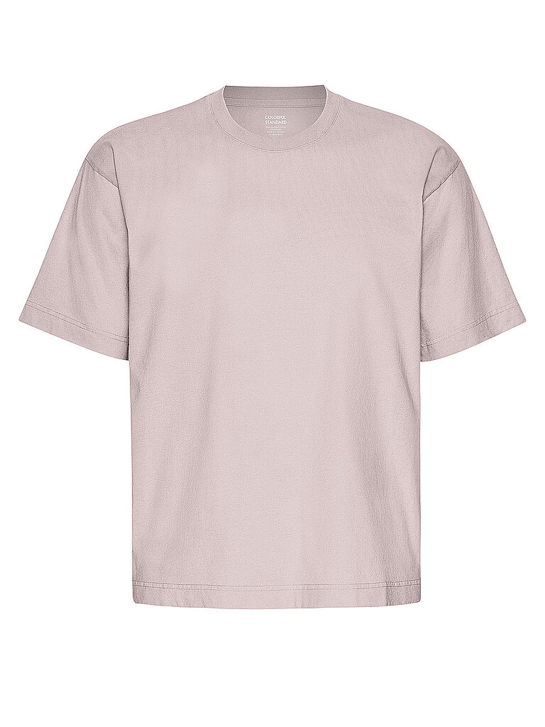 T-Shirt Frau Colorful Standard Organic oversized faded pink
