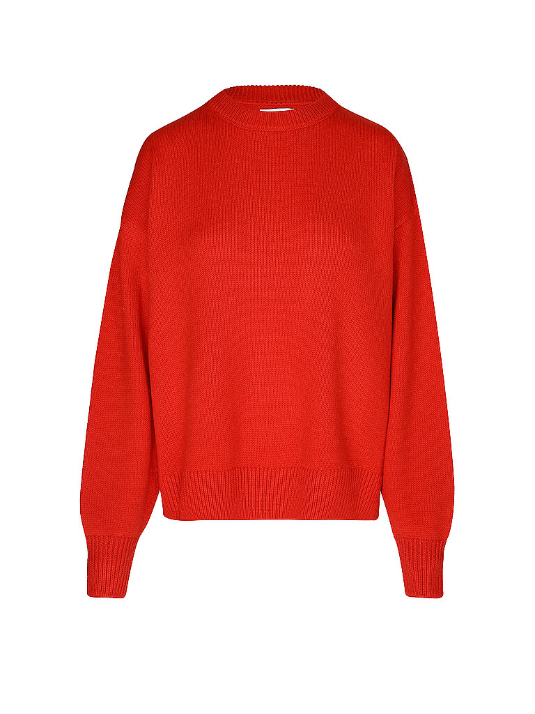 Oversize-Pullover Colorful Standard Red Tangerine