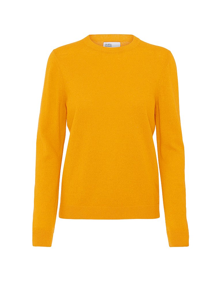 COLORFUL STANDARD Pullover Merino Light gelb | S