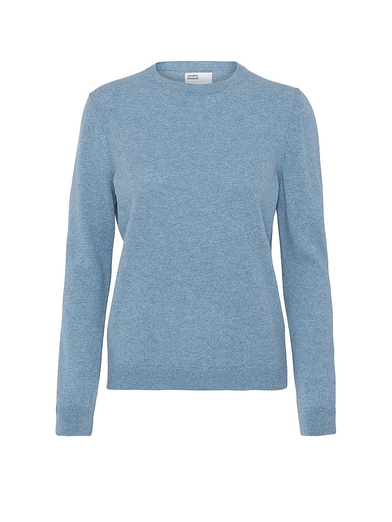 COLORFUL STANDARD Pullover Merino Light blau | S