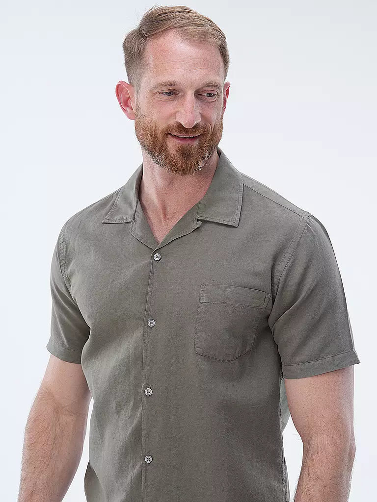 COLORFUL STANDARD | Hemd Regular Fit | olive
