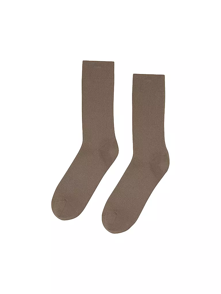 COLORFUL STANDARD | Socken warm taupe  | grau
