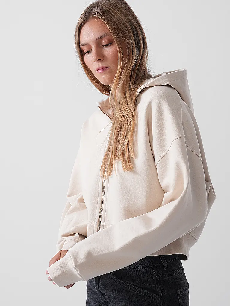 COLORFUL STANDARD | Sweatjacke  | creme