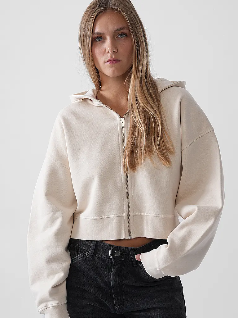 COLORFUL STANDARD | Sweatjacke  | creme