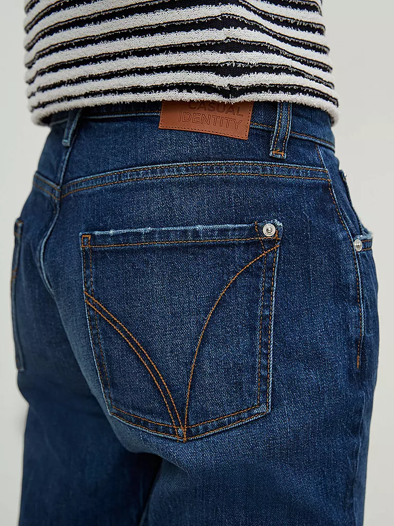 COMMA IDENTITY | Jeans Boyfriend Fit  | dunkelblau