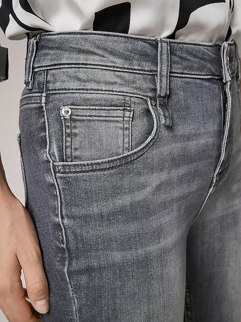 COMMA IDENTITY | Jeans Skinny Fit 7/8 | grau