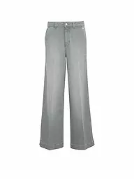 COMMA IDENTITY | Jeans Wide Leg  | grau