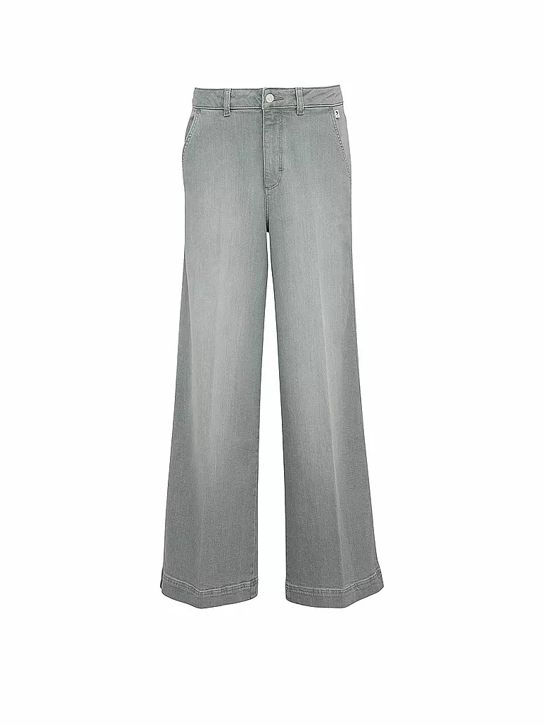 COMMA IDENTITY | Jeans Wide Leg  | grau