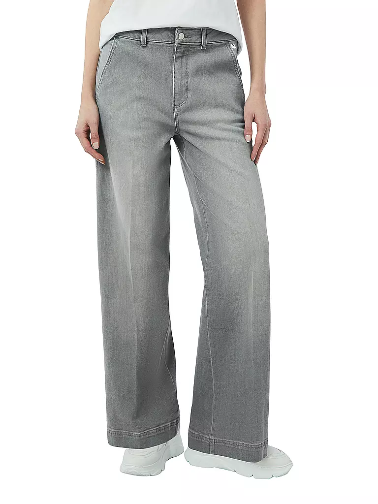 COMMA IDENTITY | Jeans Wide Leg  | grau