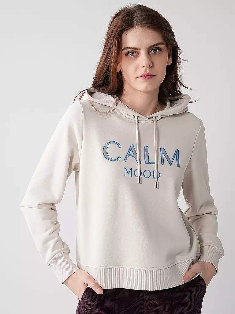 COMMA IDENTITY | Kapuzenswaeter - Hoodie  | creme