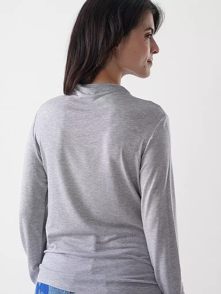 COMMA IDENTITY | Langarmshirt | grau