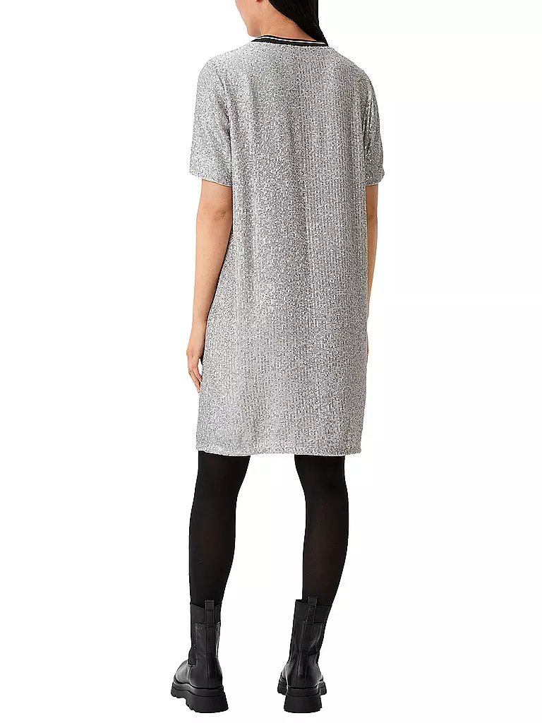 COMMA IDENTITY | Minikleid | silber