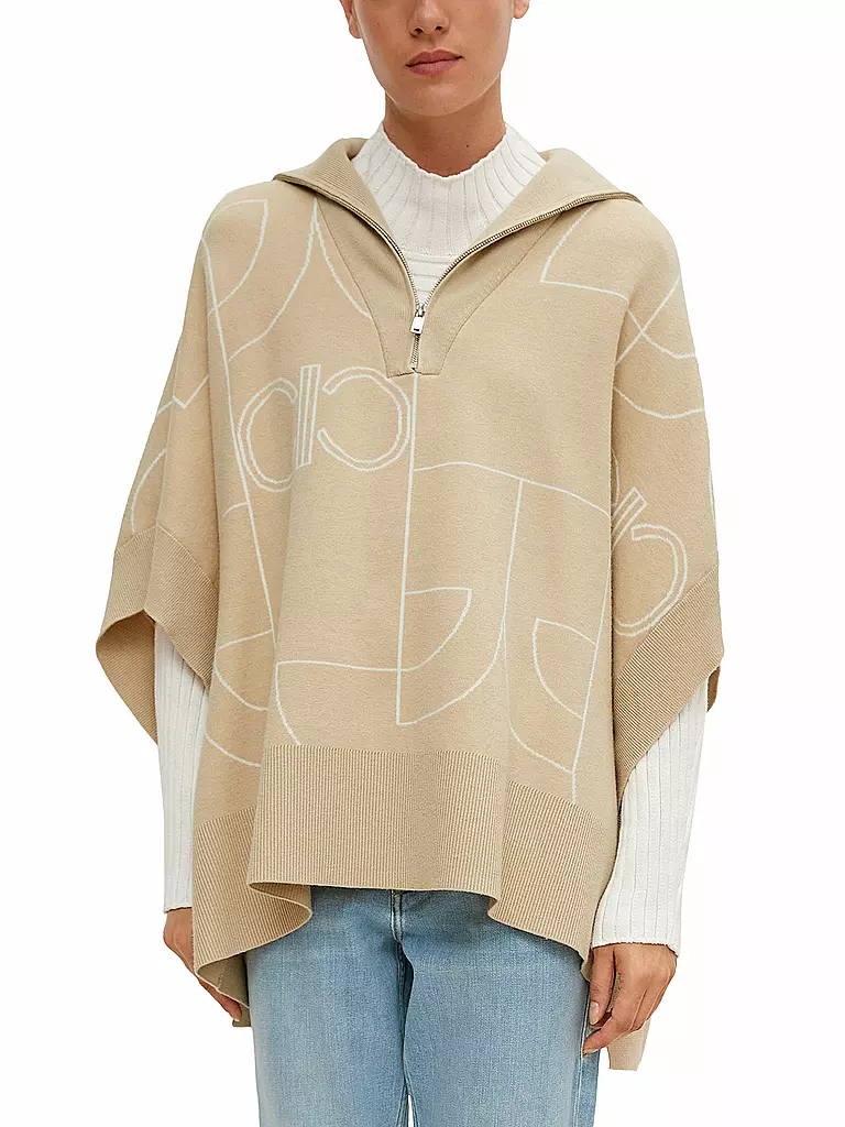 COMMA IDENTITY | Poncho -  Cape | beige