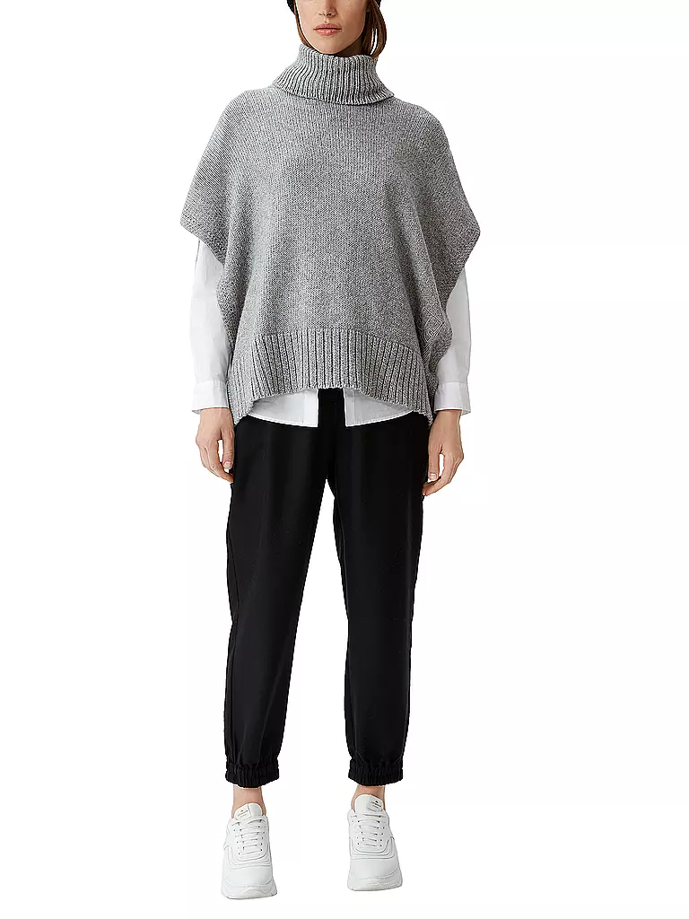 COMMA IDENTITY | Poncho - Cape | grau