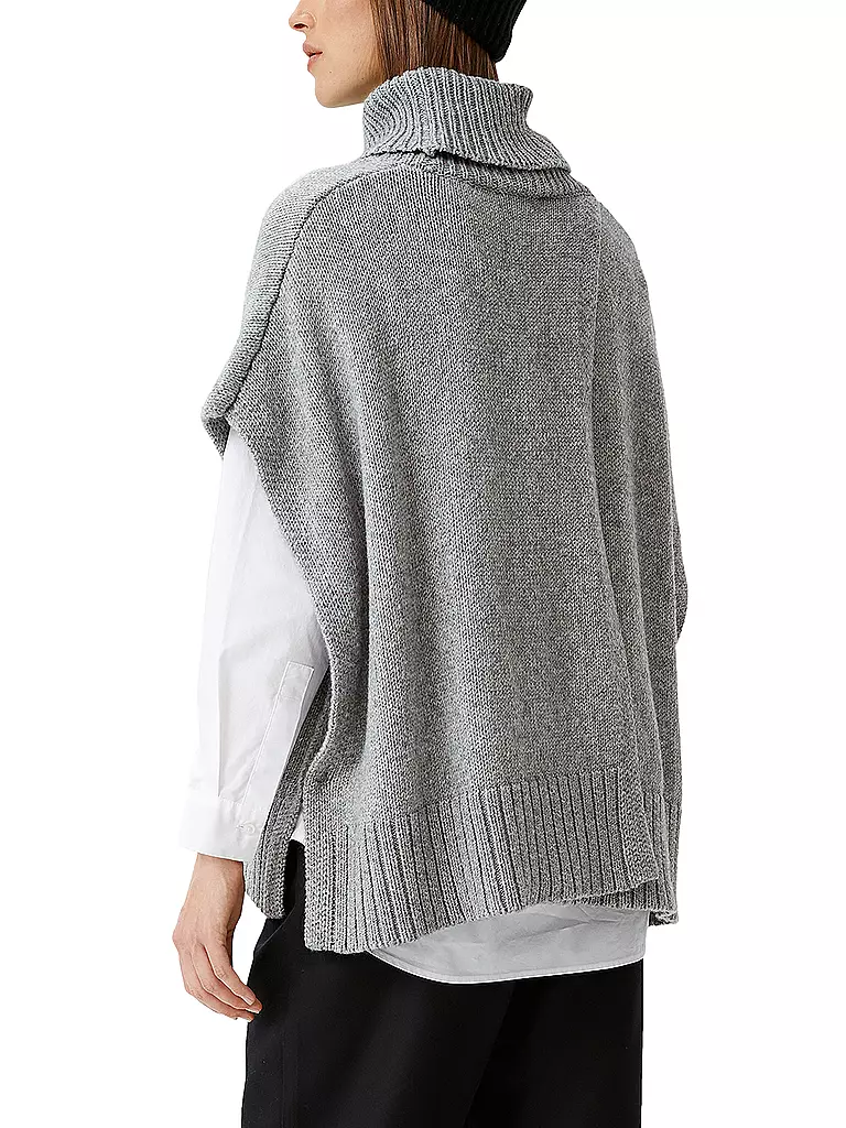 COMMA IDENTITY | Poncho - Cape | grau