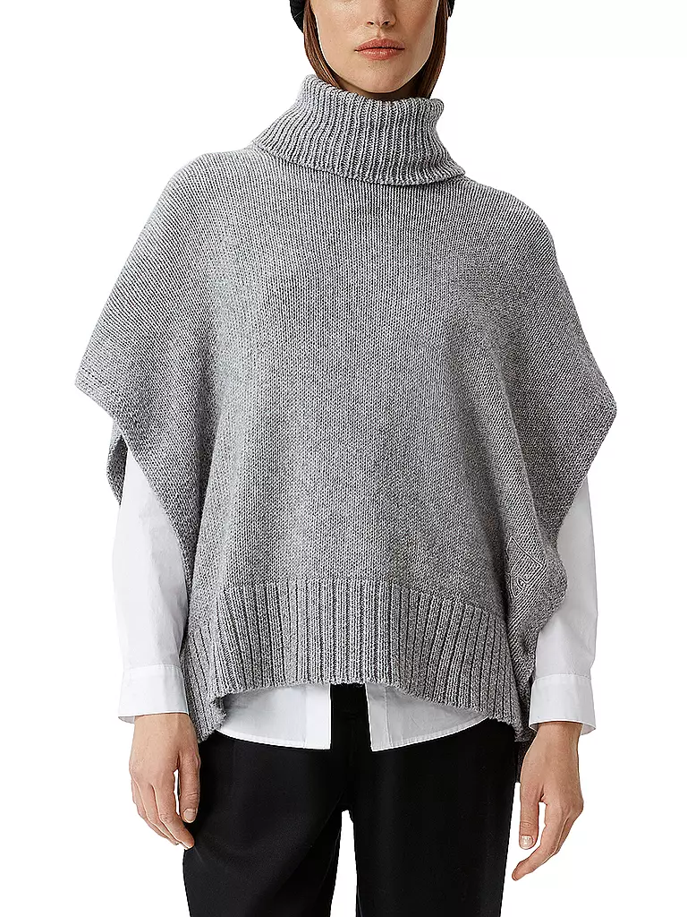 COMMA IDENTITY | Poncho - Cape | grau