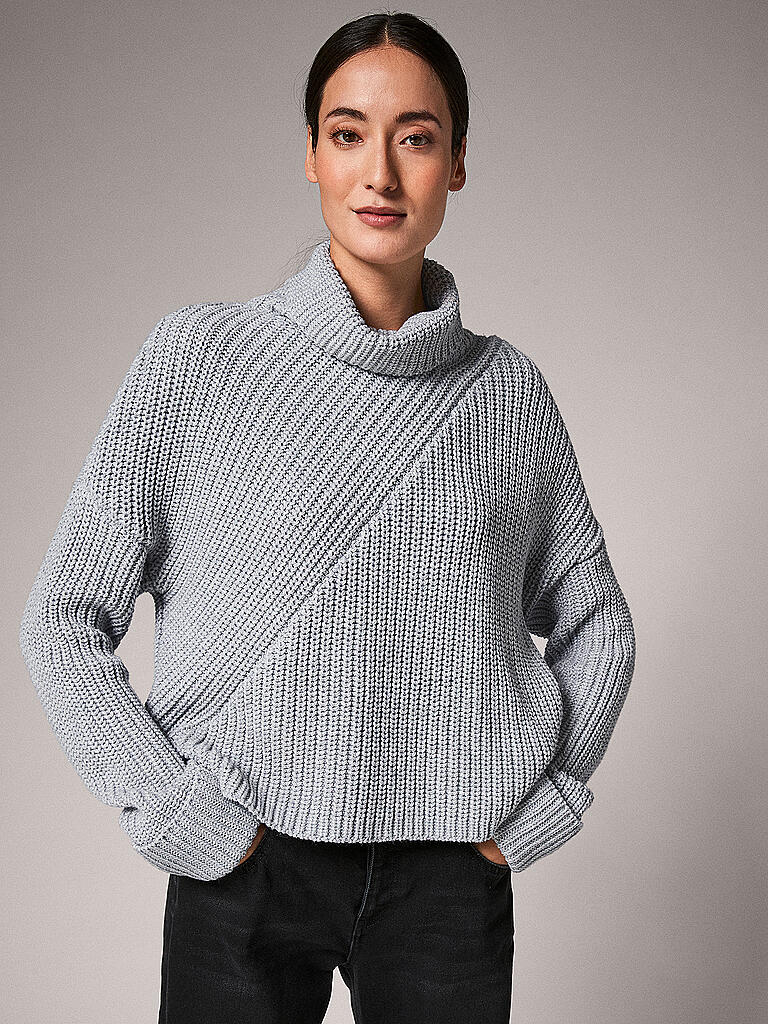 Comma Rollkragenpullover Mit Zierknöpfen - Eleganter Winterpullover