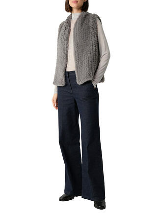 COMMA | Gilet in Felloptik 