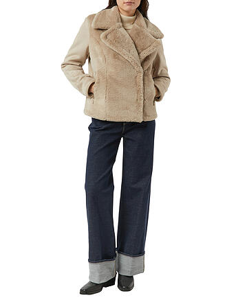 COMMA | Jacke in Felloptik